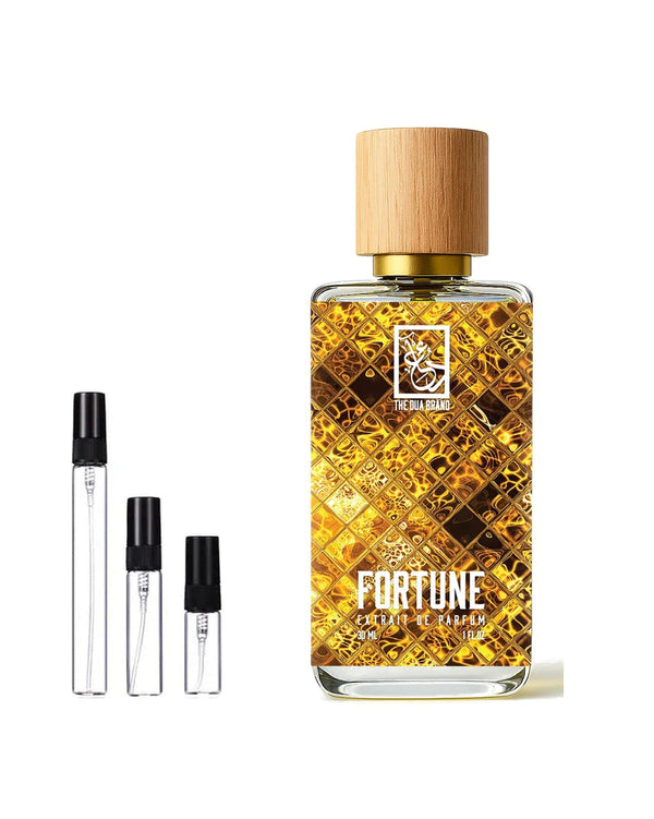 Dua Fragrances Dua Fortune Extrait sample – decant in glazen sprayflesje (2, 5 of 10 ml)