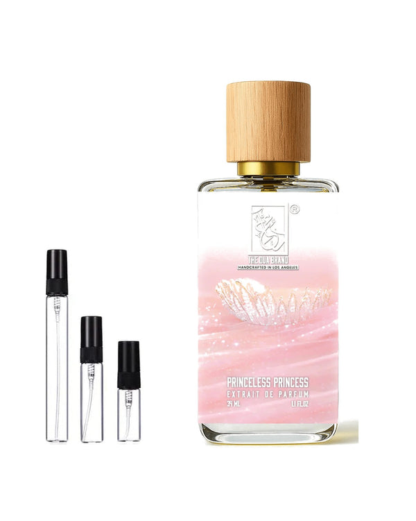Dua Fragrances Dua Princeless Princess Extrait sample – decant in glazen sprayflesje (2, 5 of 10 ml)