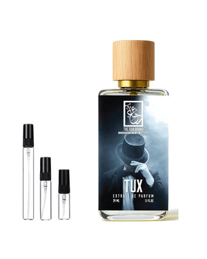 Dua Fragrances Dua Tux Extrait sample – decant in glazen sprayflesje (2, 5 of 10 ml)