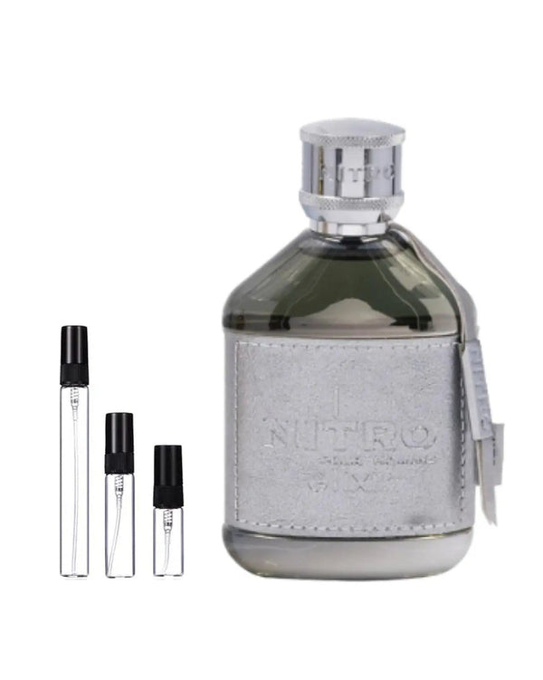 Dumont Nitro Elixir sample – decant in glazen sprayflesje (2, 5 of 10 ml)