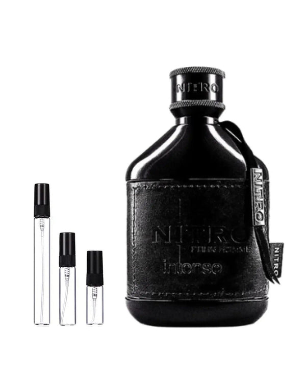 Dumont Nitro Intense sample – decant in glazen sprayflesje (2, 5 of 10 ml)