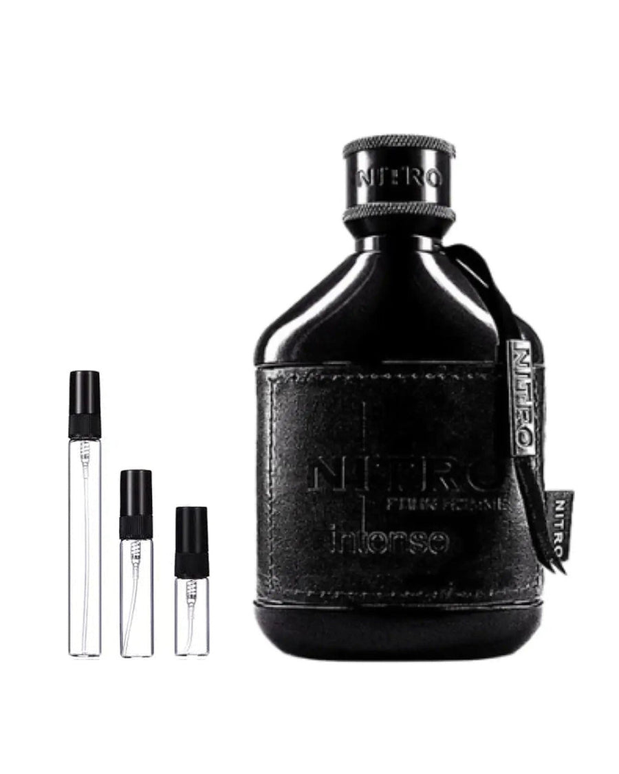 Dumont Nitro Intense sample – decant in glazen sprayflesje (2, 5 of 10 ml)