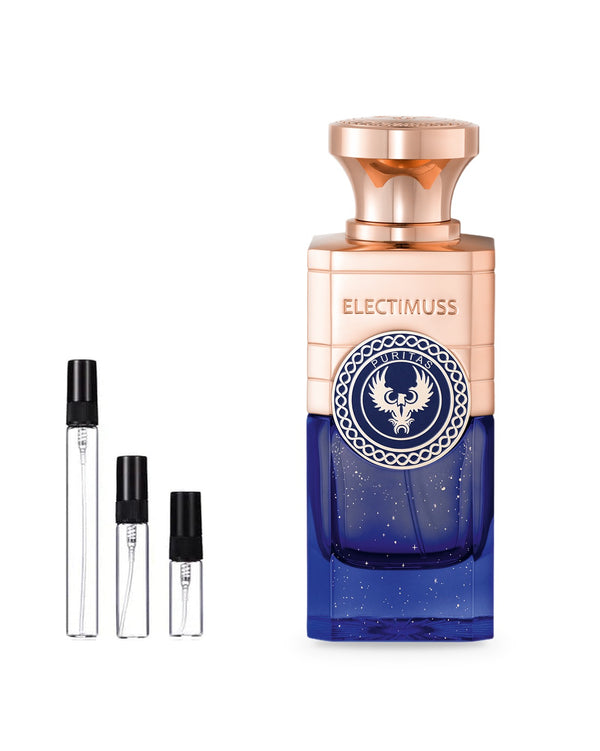 Electimuss Puritas sample – decant in glazen sprayflesje (2, 5 of 10 ml)