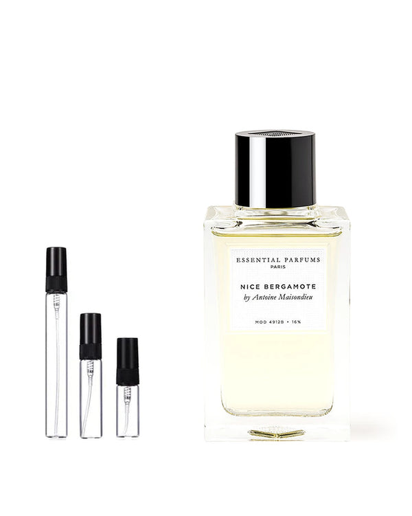 Essential Parfums Nice Bergamote Eau de Parfum Sample – 2, 5 of 10 ml decant in glazen sprayflesje