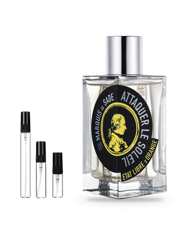 Etat Libre d'Orange Attaquer Le Soleil Marquis De Sade sample – decant in glazen sprayflesje (2, 5 of 10 ml)