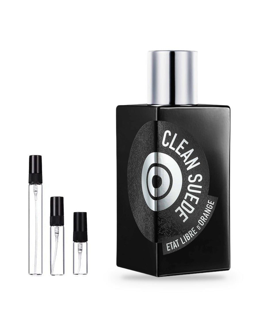 Etat Libre d'Orange Clean Suede sample – decant in glazen sprayflesje (2, 5 of 10 ml)
