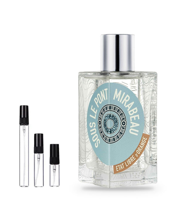 Etat Libre d'Orange Sous Le Pont Mirabeau sample – decant in glazen sprayflesje (2, 5 of 10 ml)