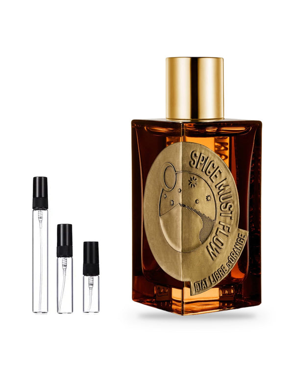 Etat Libre d'Orange Spice Must Flow sample – decant in glazen sprayflesje (2, 5 of 10 ml)