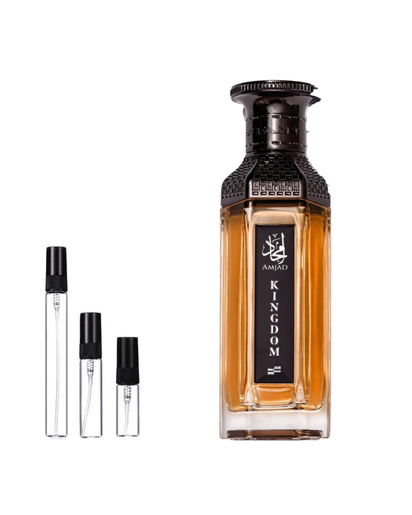 Faan Amjad Kingdom sample – decant in glazen sprayflesje (2, 5 of 10 ml)