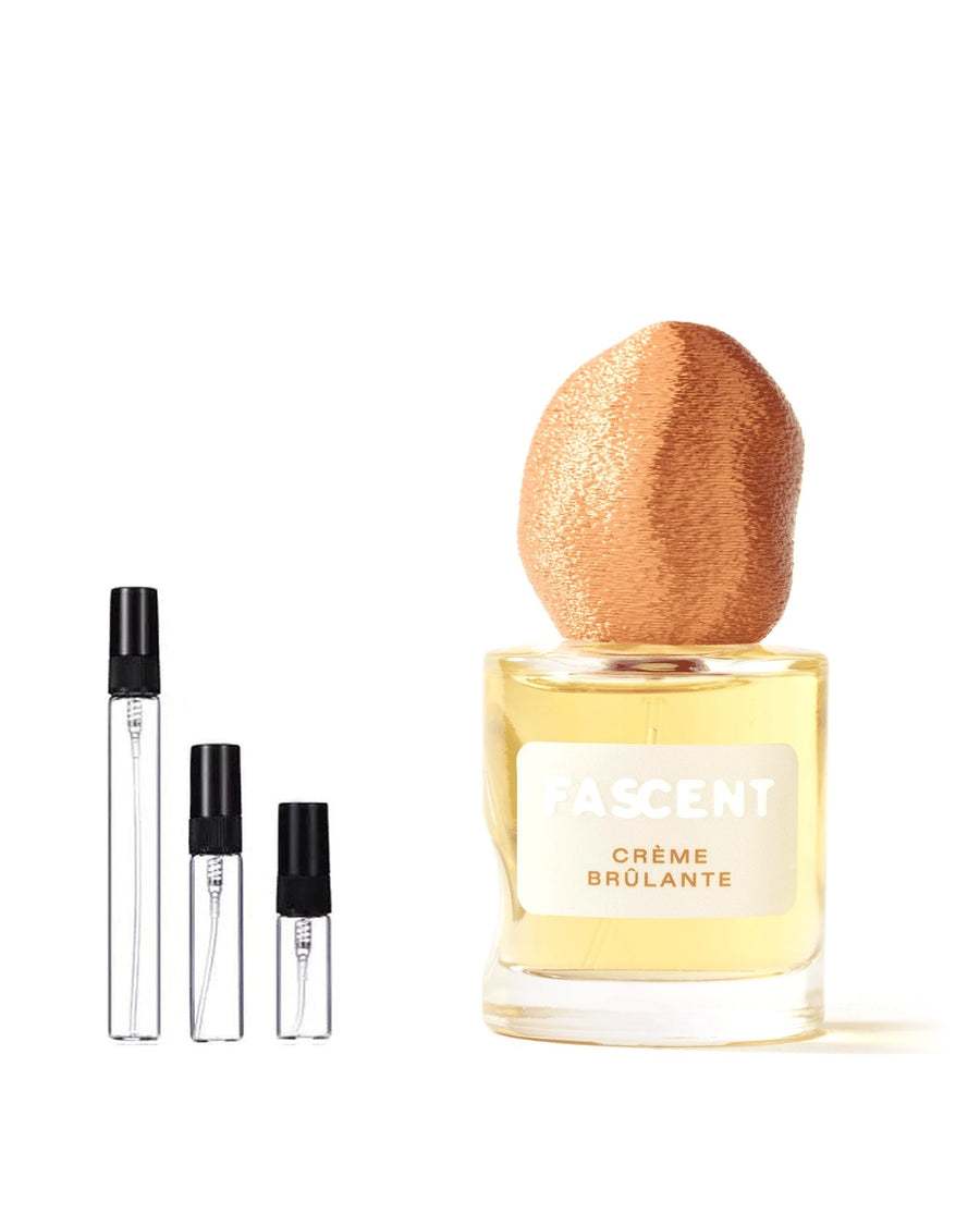 Fascent Crème Brûlante sample – decant in glazen sprayflesje (2, 5 of 10 ml)