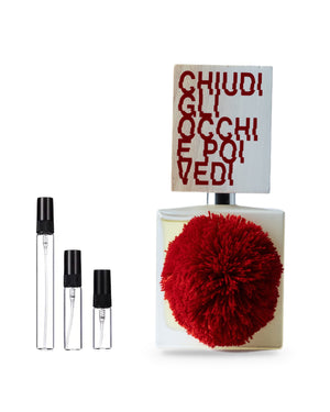 Filippo Sorcinelli Chiudi Gli Occhi e Poi Vedi sample – decant in glazen sprayflesje (2, 5 of 10 ml)