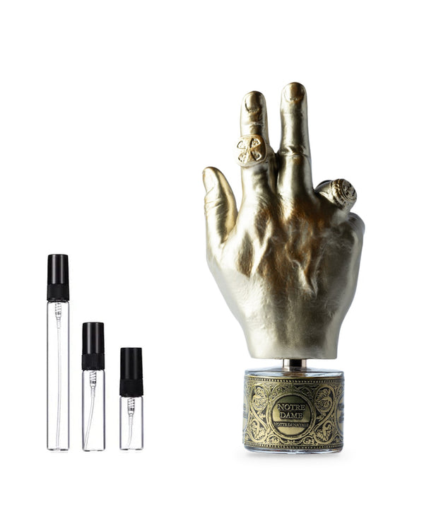 Filippo Sorcinelli Notre Dame Notte di Natale sample – decant in glazen sprayflesje (2, 5 of 10 ml)