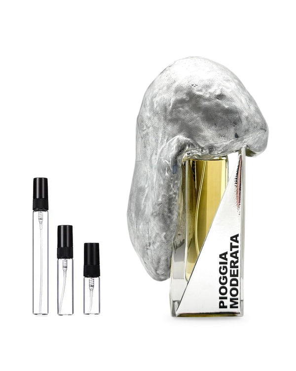 Filippo Sorcinelli Pioggia Moderata sample – decant in glazen sprayflesje (2, 5 of 10 ml)