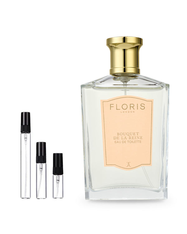 Floris Bouquet de La Reine sample – decant in glazen sprayflesje (2, 5 of 10 ml)