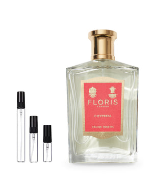 Floris Chypress sample – decant in glazen sprayflesje (2, 5 of 10 ml)