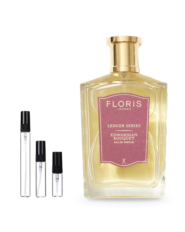 Floris Edwardian Bouquet sample – decant in glazen sprayflesje (2, 5 of 10 ml)