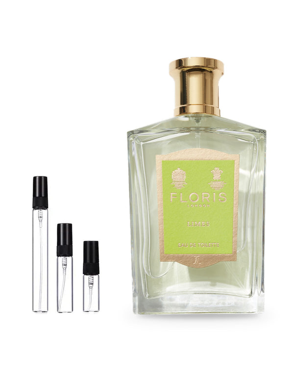 Floris Limes sample – decant in glazen sprayflesje (2, 5 of 10 ml)