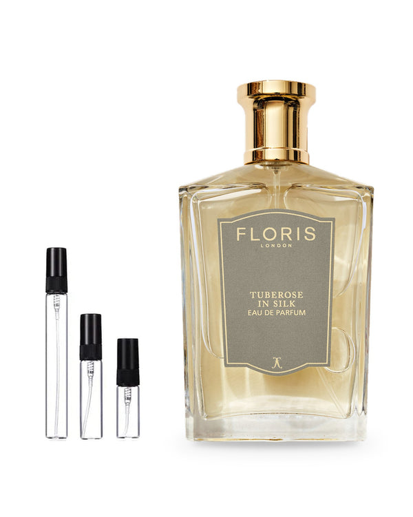 Floris Tuberose in Silk sample – decant in glazen sprayflesje (2, 5 of 10 ml)