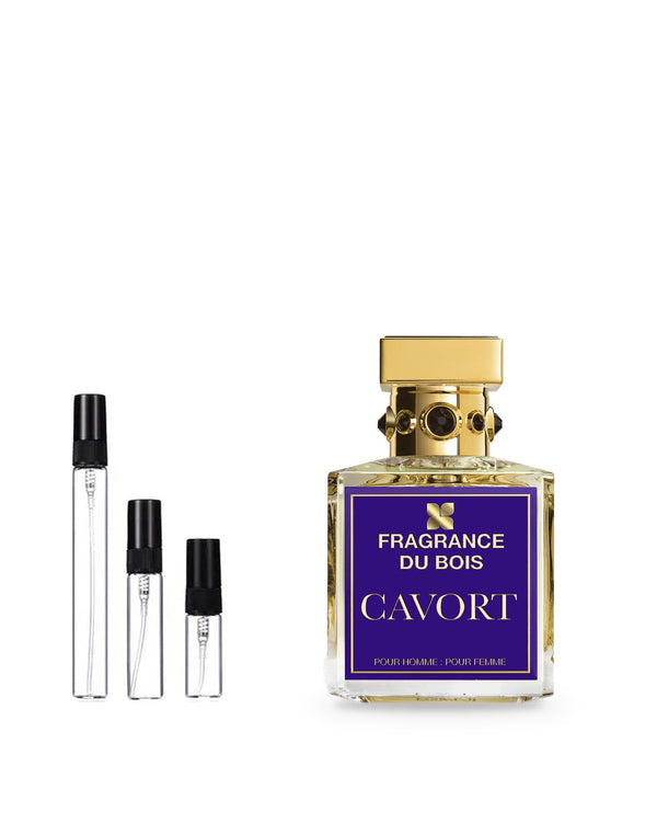 Fragrance Du Bois Cavort sample – decant in glazen sprayflesje (2, 5 of 10 ml)
