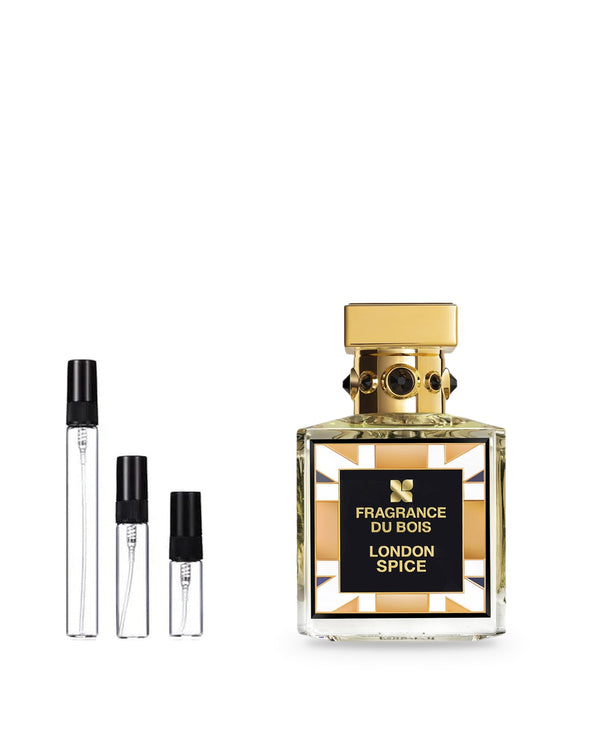 Fragrance Du Bois London Spice sample – decant in glazen sprayflesje (2, 5 of 10 ml)