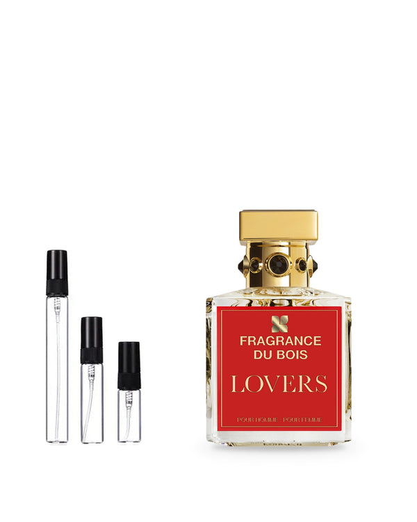 Fragrance Du Bois Lovers sample – decant in glazen sprayflesje (2, 5 of 10 ml)