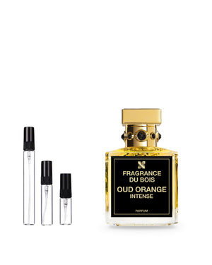 Fragrance Du Bois Oud Orange Intense sample – decant in glazen sprayflesje (2, 5 of 10 ml)
