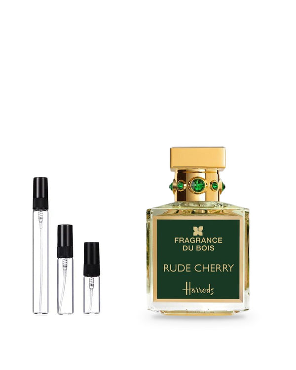 Fragrance Du Bois Rude Cherry sample – decant in glazen sprayflesje (2, 5 of 10 ml)