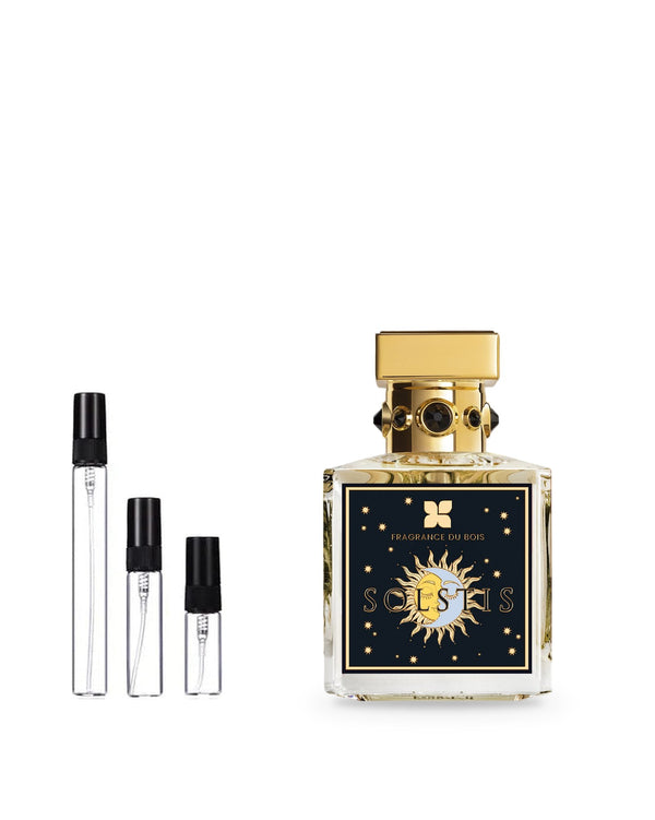 Fragrance Du Bois Solstis sample – decant in glazen sprayflesje (2, 5 of 10 ml)