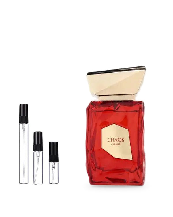 French Avenue Chaos Extrait sample – decant in glazen sprayflesje (2, 5 of 10 ml)
