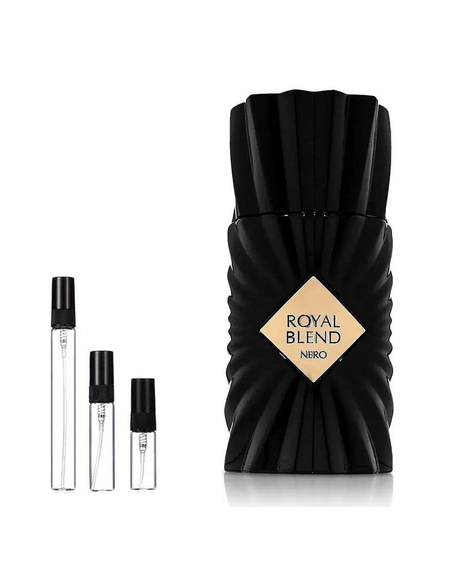 French Avenue Royal Blend Nero sample – decant in glazen sprayflesje (2, 5 of 10 ml)
