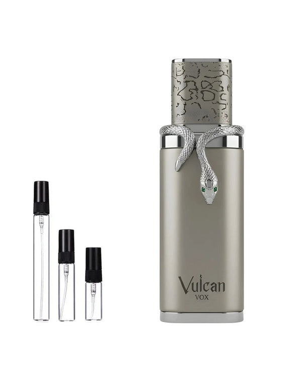 French Avenue Vulcan Vox sample – decant in glazen sprayflesje (2, 5 of 10 ml)