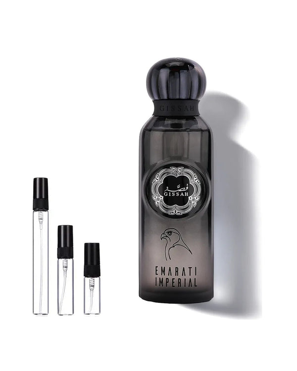 Gissah Emarati Imperial sample – decant in glazen sprayflesje (2, 5 of 10 ml)