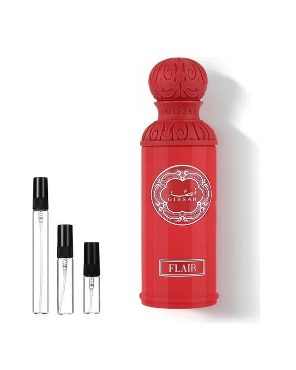 Gissah Flair sample – decant in glazen sprayflesje (2, 5 of 10 ml)