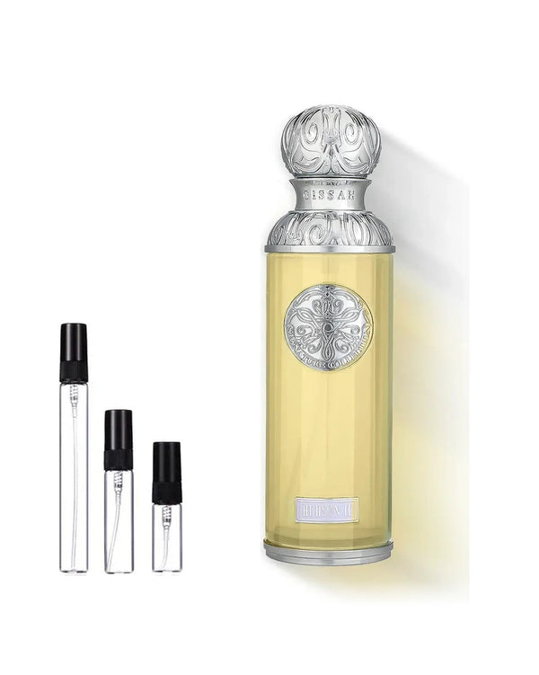 Gissah Hudson II sample – decant in glazen sprayflesje (2, 5 of 10 ml)