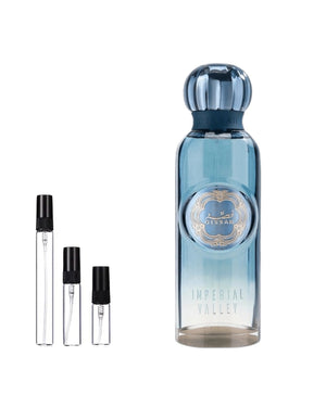Gissah Imperial Valley sample – decant in glazen sprayflesje (2, 5 of 10 ml)