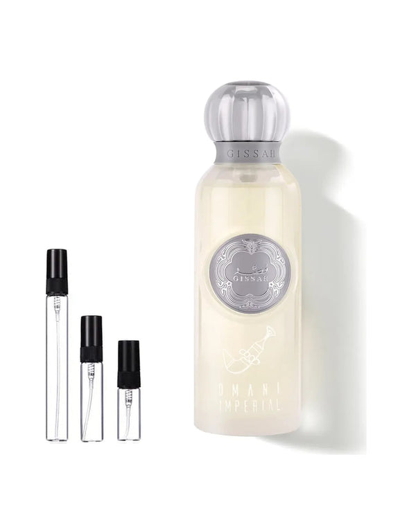 Gissah Omani Imperial sample – decant in glazen sprayflesje (2, 5 of 10 ml)
