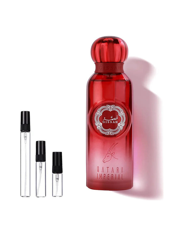 Gissah Qatari Imperial sample – decant in glazen sprayflesje (2, 5 of 10 ml)
