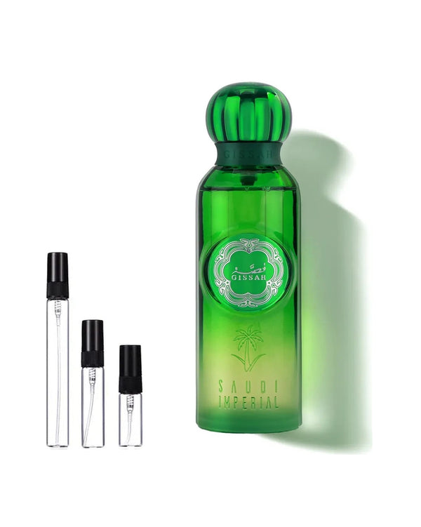 Gissah Saudi Imperial sample – decant in glazen sprayflesje (2, 5 of 10 ml)
