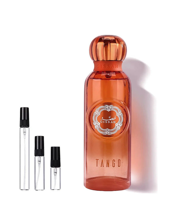 Gissah Tango sample – decant in glazen sprayflesje (2, 5 of 10 ml)