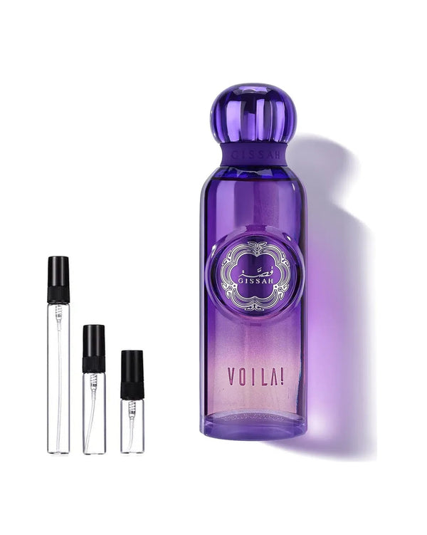 Gissah Voila sample – decant in glazen sprayflesje (2, 5 of 10 ml)