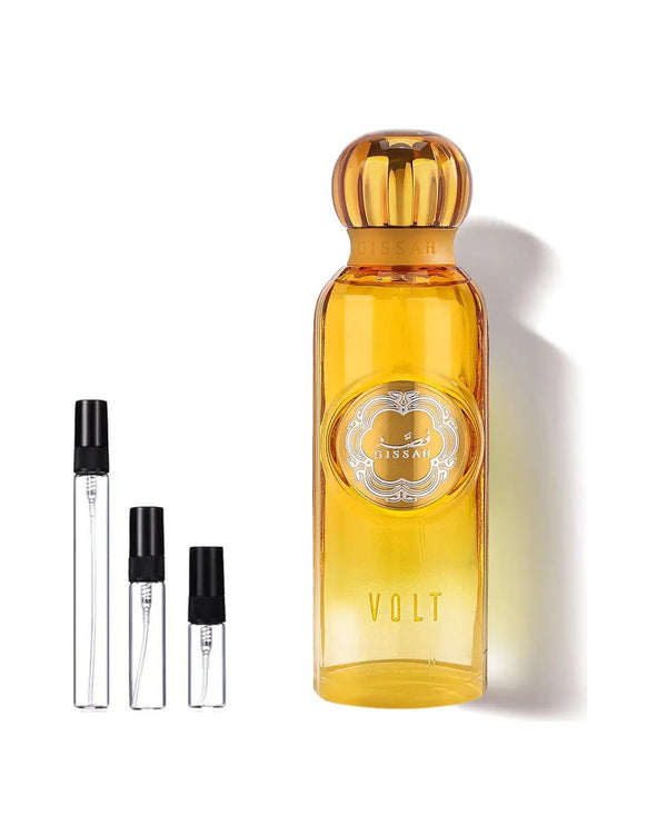 Gissah Volt sample – decant in glazen sprayflesje (2, 5 of 10 ml)
