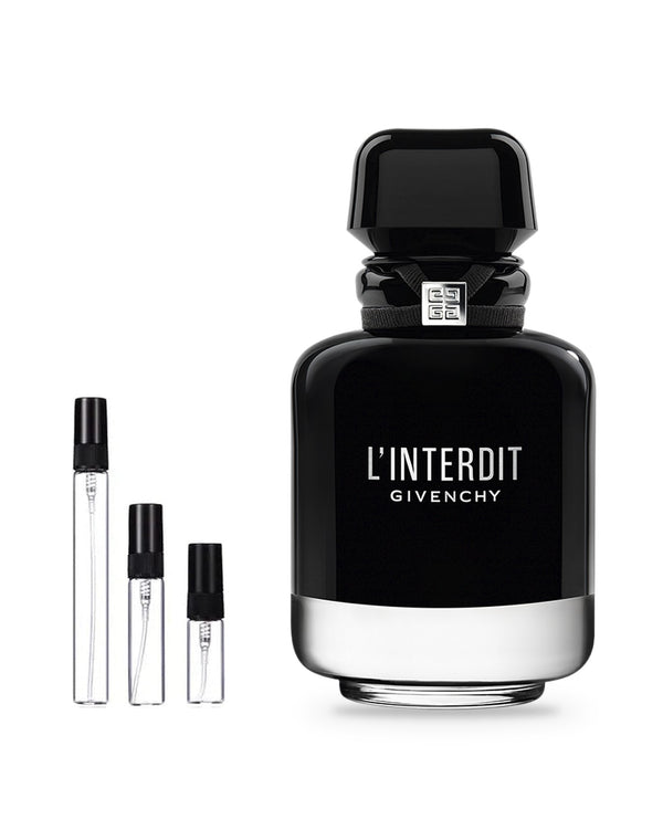 Givenchy L'Interdit Intense sample – decant in glazen sprayflesje (2, 5 of 10 ml)