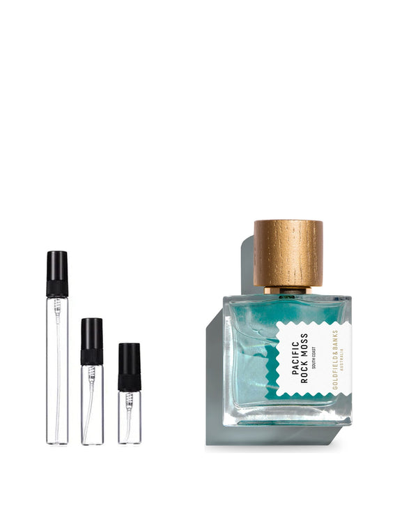 Goldfield &amp; Banks Pacific Rock Moss Eau de Parfum Sample – 2, 5 of 10 ml decant in glazen sprayflesje