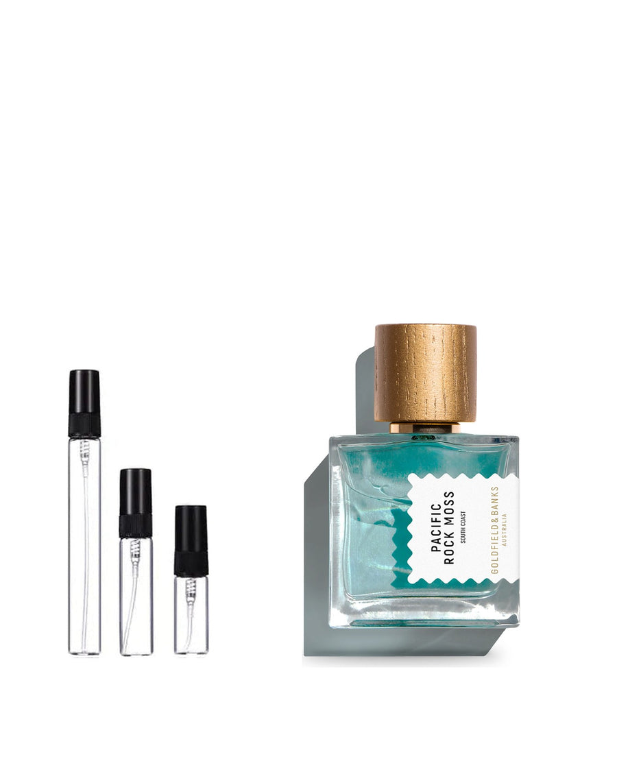 Goldfield & Banks Pacific Rock Moss sample – decant in glazen sprayflesje (2, 5 of 10 ml)