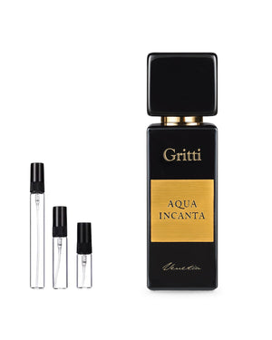 Gritti Aqua Incanta sample – decant in glazen sprayflesje (2, 5 of 10 ml)