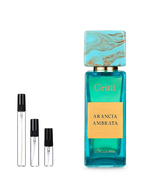 Gritti Arancia Ambrata sample – decant in glazen sprayflesje (2, 5 of 10 ml)