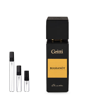 Gritti Biassanot sample – decant in glazen sprayflesje (2, 5 of 10 ml)