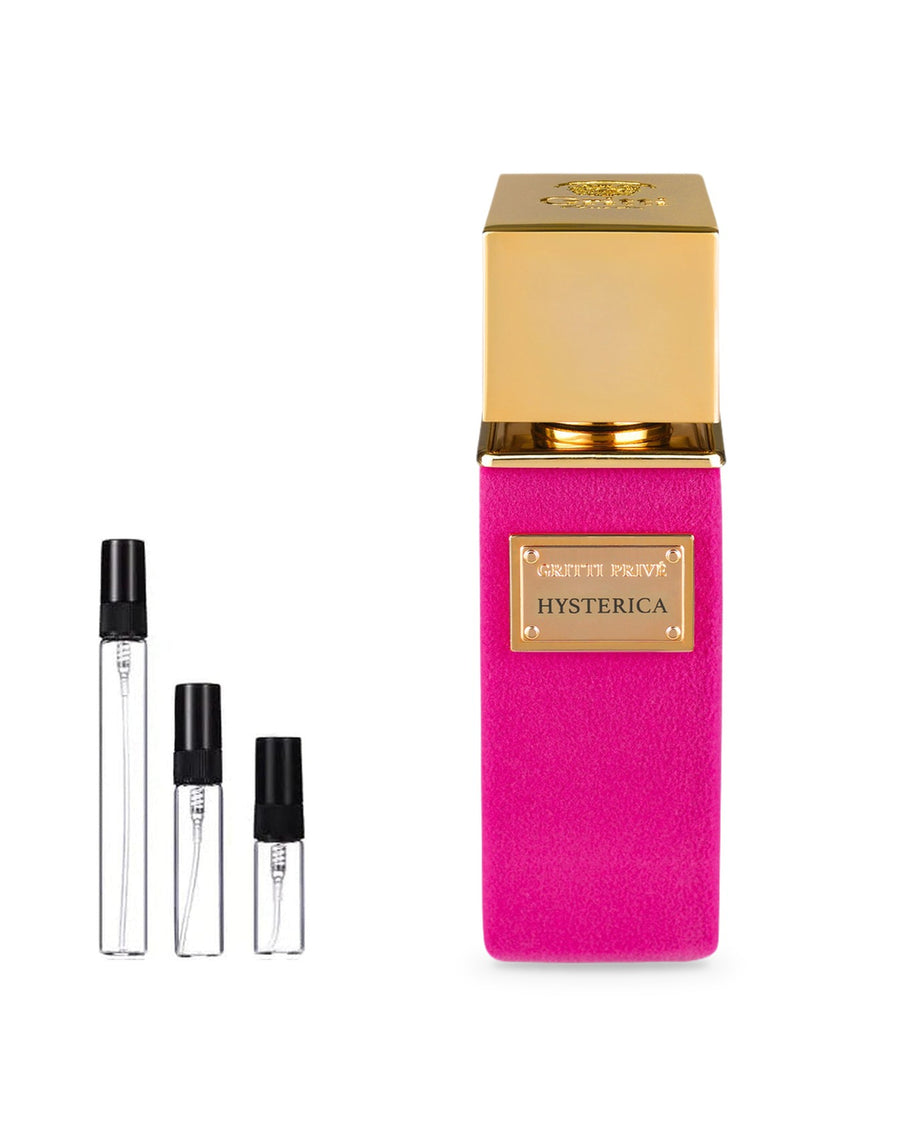 Gritti Hysterica sample – decant in glazen sprayflesje (2, 5 of 10 ml)