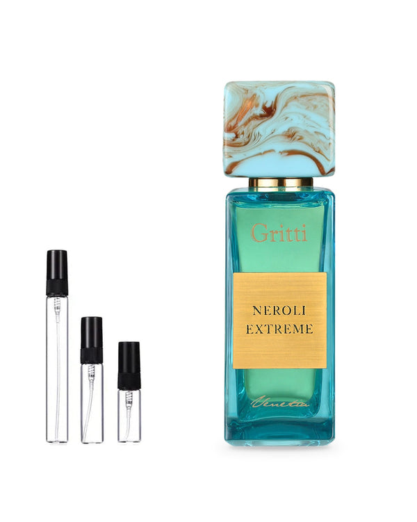 Gritti Neroli Extreme sample – decant in glazen sprayflesje (2, 5 of 10 ml)