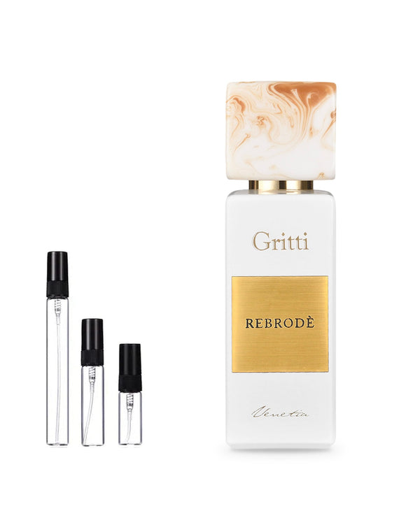 Gritti Rebrode sample – decant in glazen sprayflesje (2, 5 of 10 ml)